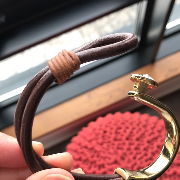 Coach leather and brass bracelet - Picture 16 of 16